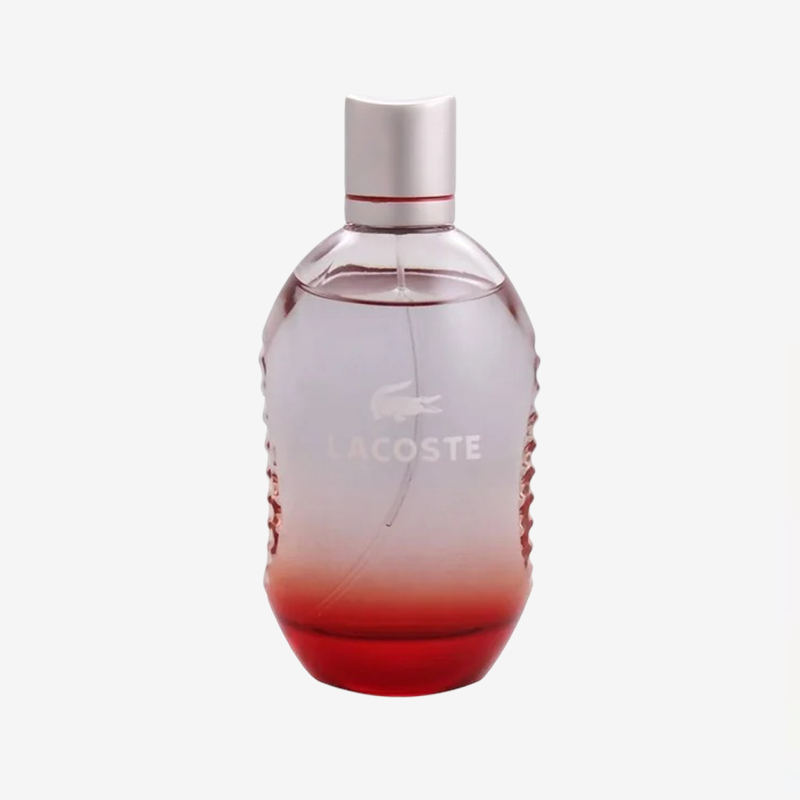 lacoste (caja roja con plata)